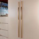 Ver imagem 5 de Guarda Roupa Casal 262cm com Espelho Giard D02 Amêndola/nude - Mpozenato
