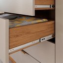 Ver imagem 7 de Guarda Roupa Casal 262cm com Espelho Giard D02 Amêndola/nude - Mpozenato