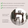 Escrivaninha Mesa Escritório Moderna 1 Gaveta Pés Angulares - 7