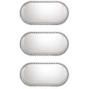 Ver imagem 1 de Kit 3 Travessas Doce/ Rocambole Oval Cristal Wolff 30x15x3cm
