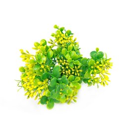 Buquê de Folhagem Artificial Amarela para Decoração – Plantas Permanentes - 1