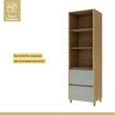 Ver imagem 5 de Cozinha 3 Peças Rainha Paneleiro 2 Portas 2 Gavetas, Aéreo Microondas e Armário 120cm