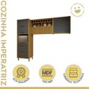 Ver imagem 2 de Cozinha 3 Peças Imperatriz Paneleiro Forno 2 Portas 3 Gavetas, Armário Aéreo 1 Porta e Armário Aéreo 2 Portas I