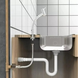Engate de Aço Inox Flexível em Malha Trançada de 40cm Pia Caixa Acoplada Torneira Macho Femea - 3