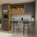 Ver imagem 1 de Cozinha 3 Peças Imperatriz Paneleiro Torre 2 Portas 3 Gavetas, Armário Aéreo 1 Porta e Armário Aéreo 2 Portas I