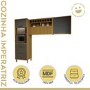 Ver imagem 2 de Cozinha 3 Peças Imperatriz Paneleiro Torre 2 Portas 3 Gavetas, Armário Aéreo 1 Porta e Armário Aéreo 2 Portas I