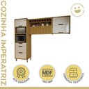 Ver imagem 2 de Cozinha 3 Peças Imperatriz Paneleiro Torre 2 Portas 3 Gavetas, Armário Aéreo 1 Porta e Armário Aéreo 2 Portas I