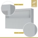 Ver imagem 5 de Cozinha 3 Peças Paneleiro 2 Portas 2 Gavetas, Armário Aéreo 1 Portas e Armário Aéreo Microondas Marq