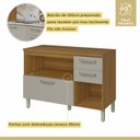 Ver imagem 7 de Cozinha 2 Peças Armário Aéreo 2 Portas e Balcão 2 Portas 3 Gavetas Princesa