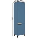 Ver imagem 3 de Paneleiro 60cm 2 Portas Cozinha Flórida Azul/Órion