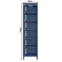 Ver imagem 4 de Paneleiro 60cm 2 Portas Cozinha Flórida Azul/Órion