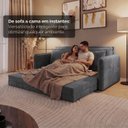 Ver imagem 4 de Sofá Cama para Sala de Estar Living 4 Lugares Maricá