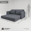 Ver imagem 3 de Sofá Cama para Sala de Estar Living 4 Lugares Maricá