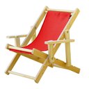Ver imagem 3 de Infantil Kit 2 Cadeira Espreguiçadeira Dobrável-vermelho