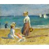 Figuras na Praia - Renoir - Tela 30x36 Para Quadro - 1