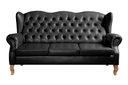 Ver imagem 4 de Sofá 3 Lugares Capitonê Vintage Imperador Chesterfield Preto