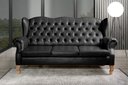 Ver imagem 1 de Sofá 3 Lugares Capitonê Vintage Imperador Chesterfield Preto