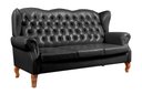 Ver imagem 2 de Sofá 3 Lugares Capitonê Vintage Imperador Chesterfield Preto