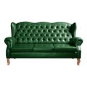 Ver imagem 4 de Sofá 3 Lugares Capitonê Vintage Imperador Chesterfield Verde