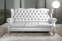 Ver imagem 1 de Sofá 3 Lugares Capitonê Vintage Imperador Chesterfield Branco