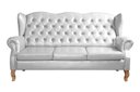 Ver imagem 4 de Sofá 3 Lugares Capitonê Vintage Imperador Chesterfield Branco