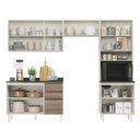 Ver imagem 4 de Cozinha Completa Paneleiro Microondas 4 Peças 100% MDF Angelita