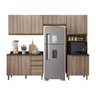 Cozinha Completa Paneleiro Microondas 4 Peças 100% MDF Angelita - 2