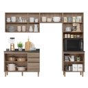 Ver imagem 4 de Cozinha Completa Paneleiro Microondas 4 Peças 100% MDF Angelita