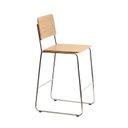 Ver imagem 1 de Banqueta com Assento e Encosto em Fórmica Estrutura em Aço Altura Assento 63cm Lite Espresso Móveis