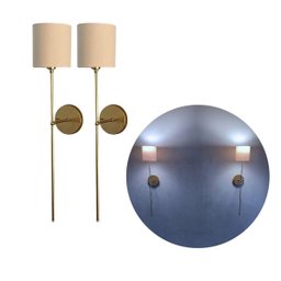 Kit 2 Arandelas de Parede Clássica Dourado Bivolt com Cúpula Bege+ Lâmpada Branco Frio - 4