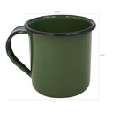 Ver imagem 2 de Bule Café Esmaltado 1,25 Litros e 6 Xícaras 70ml Tradicional Verde Botânico