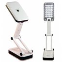 Ver imagem 1 de Luminaria de Mesa Luz de Emergencia Dobravel Articulavel C/ 24 Leds Bateria Recarregavel