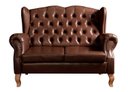Ver imagem 4 de Conjunto Imperador Sofá com Poltronas Chesterfield Decoração Retrô Vintage Marrom