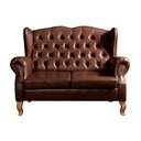 Ver imagem 4 de Conjunto Imperador Sofá com Poltronas Chesterfield Decoração Retrô Vintage Marrom