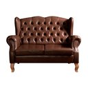 Ver imagem 4 de Conjunto Imperador Sofá com Poltronas Chesterfield Decoração Retrô Vintage Marrom