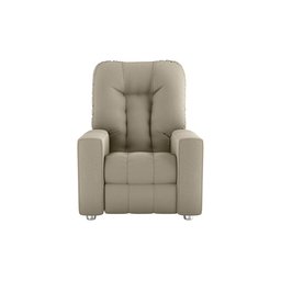 Cadeira Polly do Papai e do Vovô para Descanso - Reclinável - Suede - Sv Decor:bege - 4