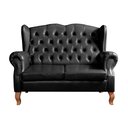 Ver imagem 4 de Conjunto Imperador Sofá com Poltronas Chesterfield Decoração Retrô Vintage Preto