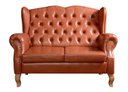 Ver imagem 4 de Conjunto Imperador Sofá com Poltronas Chesterfield Decoração Retrô Vintage Cobre Caramelo
