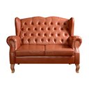 Ver imagem 4 de Conjunto Imperador Sofá com Poltronas Chesterfield Decoração Retrô Vintage Cobre Caramelo