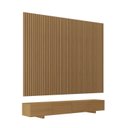 Ver imagem 3 de Rack Liso com Painel Ripado para Tv até 86 Polegadas 230cmx280cm Aruá CabeCasa MadeiraOriginals