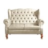 Conjunto Imperador Sofá com Poltronas Chesterfield Decoração Retrô Vintage - 4