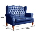 Ver imagem 3 de Conjunto Imperador Sofá com Poltronas Chesterfield Decoração Retrô Vintage