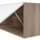 Ver mais imagens de Cozinha Completa Modulada Paneleiro Microondas 4 Peças 100% MDF Angelita Branco/Carvalho Tok/UV