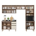 Ver imagem 4 de Cozinha Completa Paneleiro Microondas 4 Peças 100% MDF Angelita