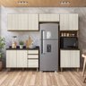 Cozinha Completa Paneleiro Microondas 4 Peças 100% MDF Angelita - 1