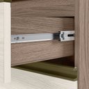 Ver imagem 5 de Cozinha Completa Modulada Paneleiro Microondas 4 Peças 100% MDF Angelita Branco/Carvalho Tok/Bianco