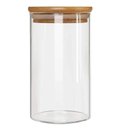 Ver imagem 2 de Kit 4 Potes Borossilicato Hermético Tampa Bambu 450ml Class