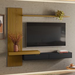 Painel para Tv até 65 Polegadas Italy Ripado Frizz - 4