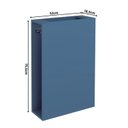 Ver imagem 2 de Balcão Toalheiro 18,5cm Cozinha Flórida Azul/Órion