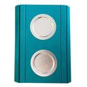 Ver imagem 4 de Esteiras Porta Copo Alumínio para Sofá Kit 2un Azul Tifany
